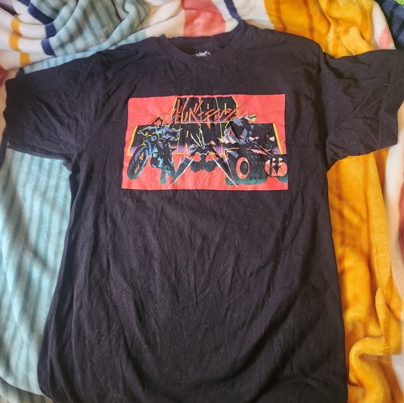 Hot Topic Promare Medium Black Graphic Tee Shirt - Picture 3 of 3